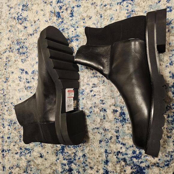 Stuart Weitzman 5050 lift bootie black biker chic - Picture 2 of 4